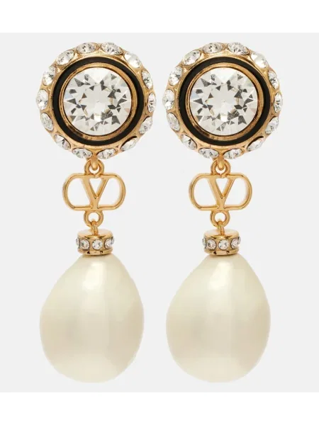 Cercei Valentino auriu