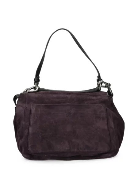 Geantă shopper A.s.98 din piele de căprioară violet