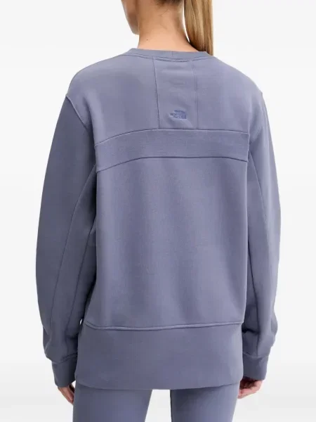 Pulover The North Face cu broderie albastru