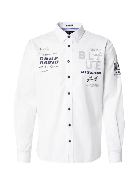 CAMP DAVID Srajca marine / siva / črna bela