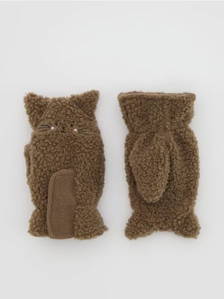 Rukavice Reserved béžová