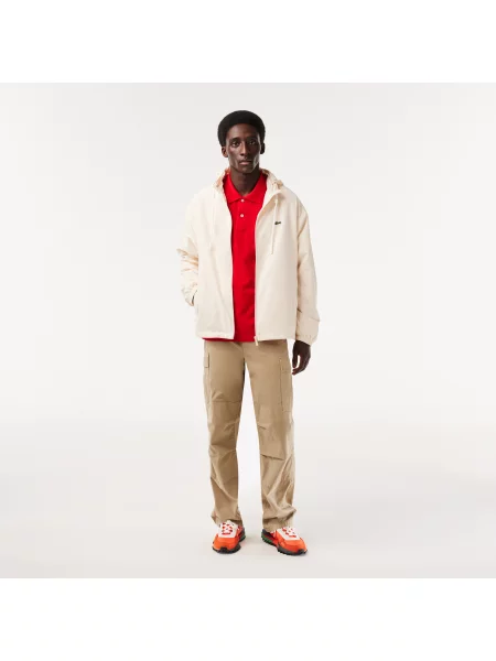 Lacoste Long-Sleeve Classic Fit Polo czerwony