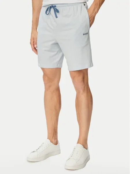 BOSS Športne kratke hlače Mix&Match Svetlo modra