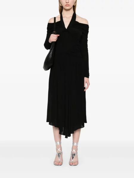 Rochie midi Isabel Marant până la genunchi de costum negru