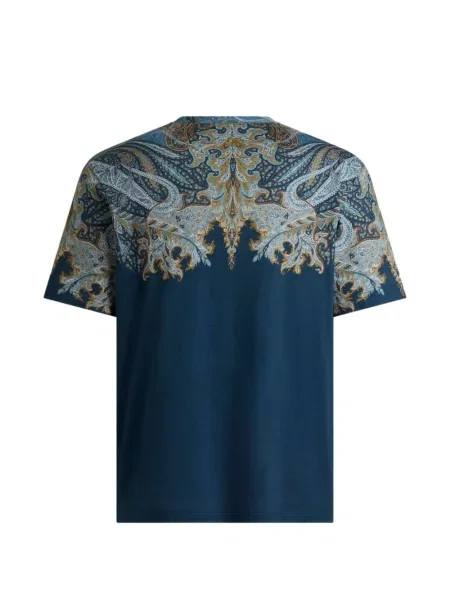 Μπλούζα Etro με σχέδιο από ζέρσεϋ paisley μπλε