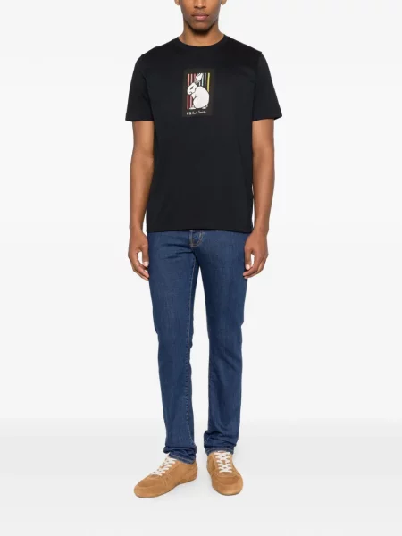 Tricou Ps Paul Smith cu imagine albastru