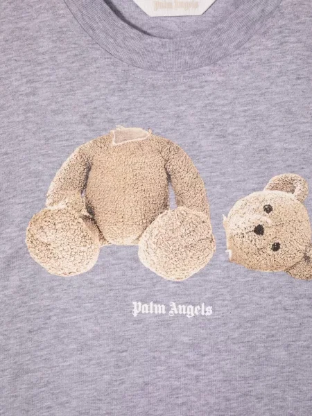 Koszulka dziecięca Palm Angels szara