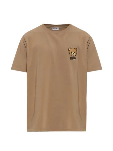 Μπλούζα Moschino με αυτόγραφο καφέ