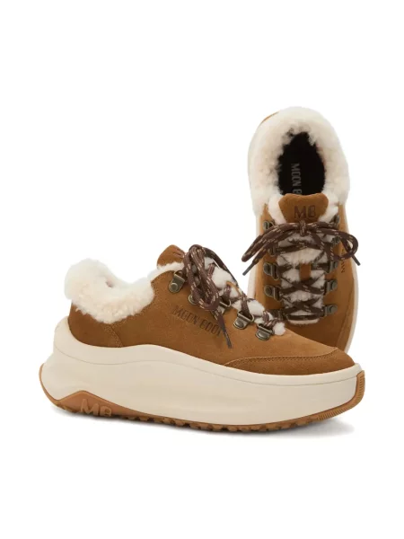 Sneakersy dziecięce Moon Boot brązowe