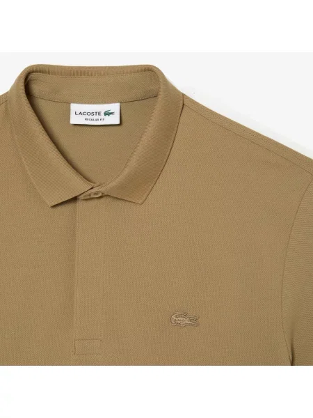 Поло Lacoste бежевое