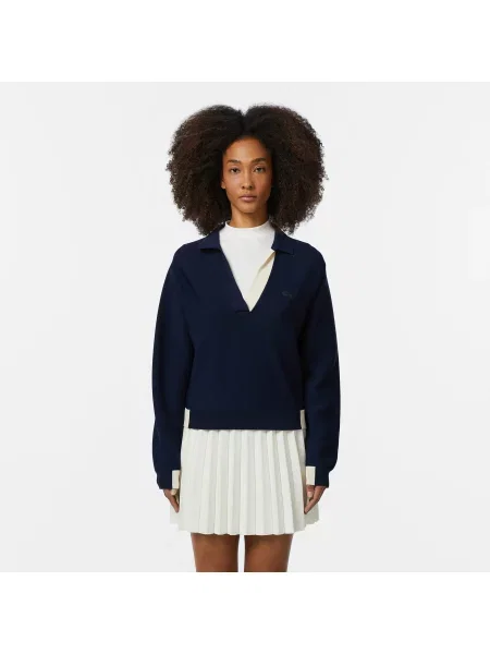 Lacoste светр Regular Fit синій