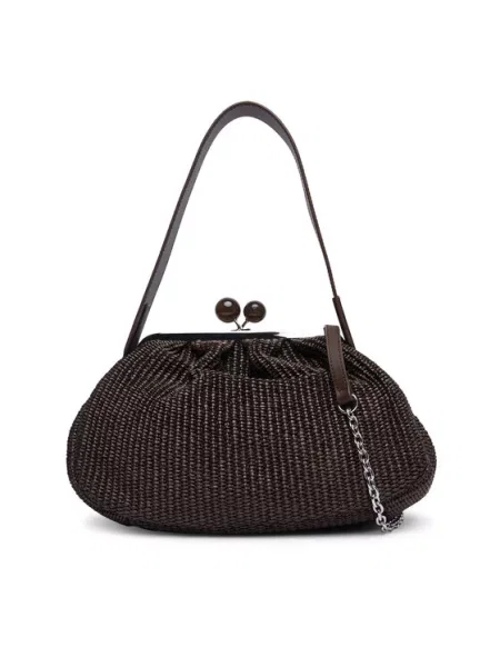 Weekend Max Mara Τσάντα Σκούρο καφέ
