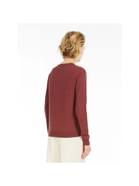 Sweter Max Mara wełniany czerwony