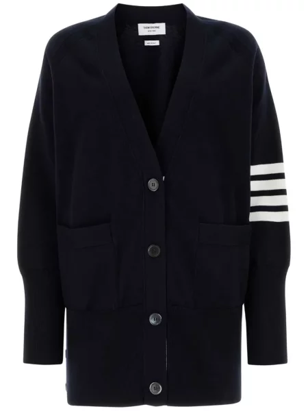 Cardigan Thom Browne tricotate albastru