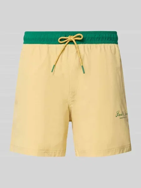 Kąpielówki Jack & Jones żółte