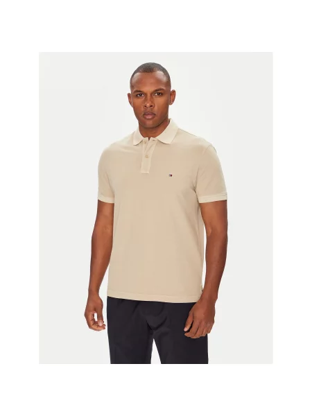 Tommy Hilfiger Polo Regular Fit μπεζ