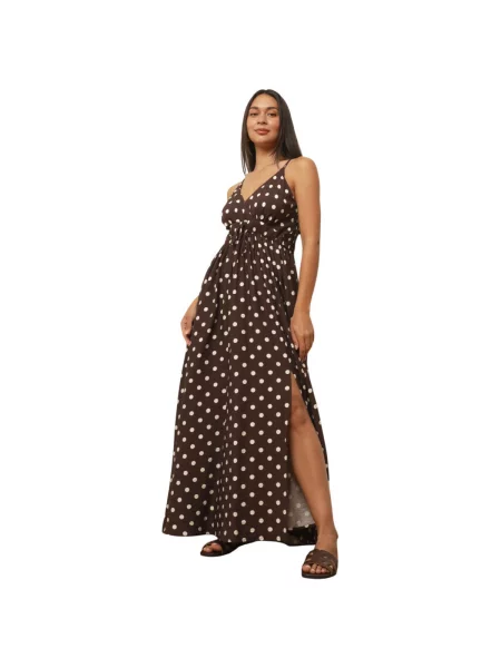 Haljina La Modeuse smeđa