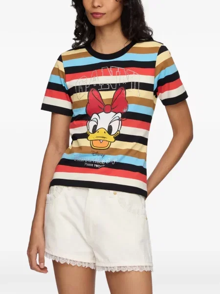 Tricou Ganni cu imagine negru