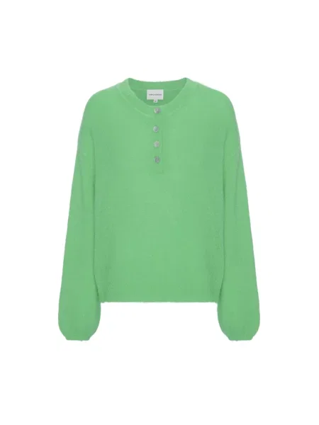 Sweter American Dreams wełniany zielony