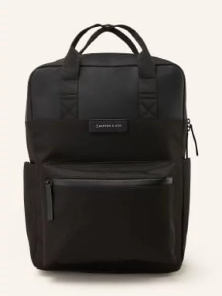 Kapten & Son Plecak Bergen Pro 11 L Z Kieszenią Na Laptopa schwarz czarny