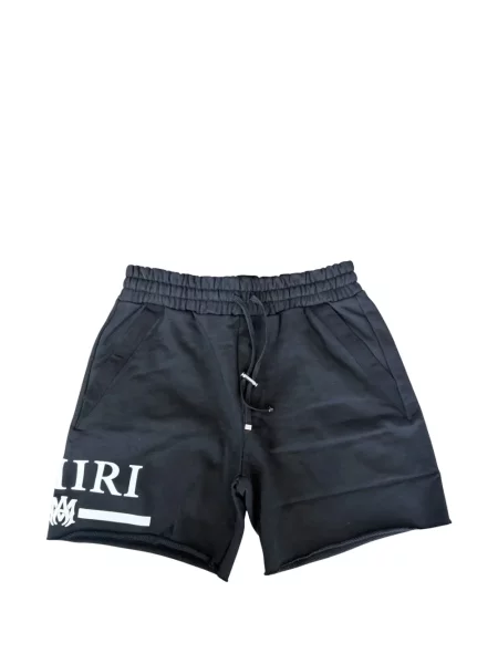 Pantaloni scurți Amiri cu imagine negru
