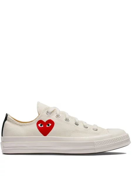 Маратонки Comme Des Garçons Play бяло