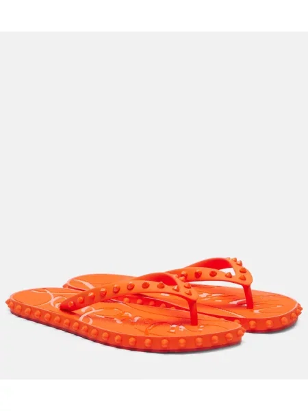 Chiloți tanga Christian Louboutin portocaliu