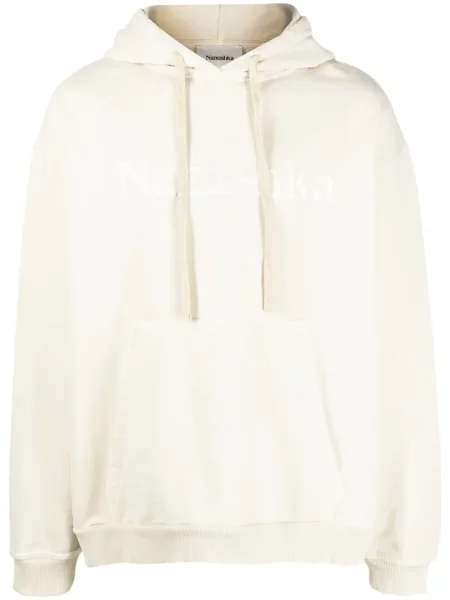 Haftowana bluza z kapturem Nanushka