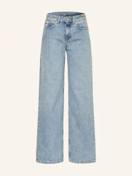 Kalhoty Calvin Klein modré