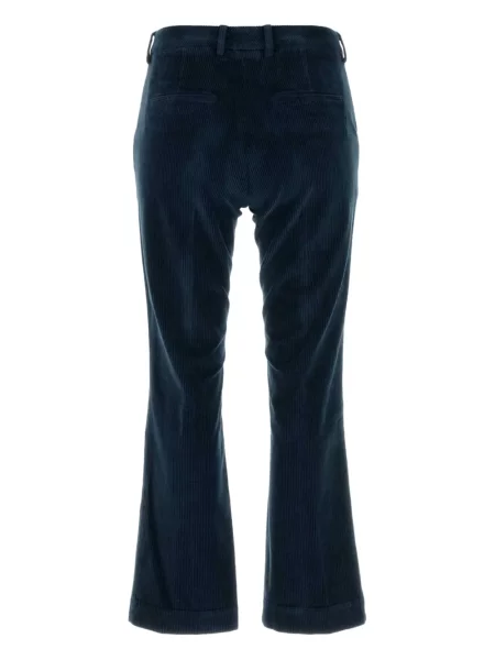 Pantaloni Pt Torino de catifea cord albastru