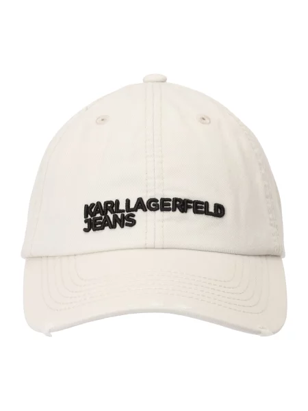 Șapcă Karl Lagerfeld Jeans Crem negru