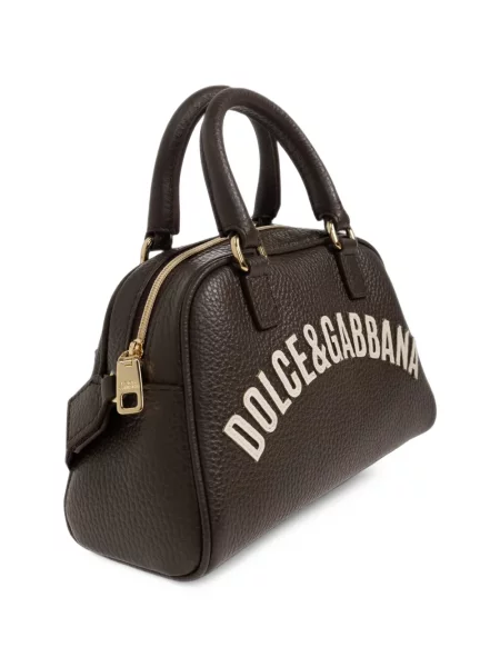 Dětska shopper kabelka Dolce & Gabbana hnědá