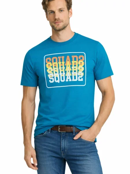 Majica Jumper s kratkimi rokavi modra