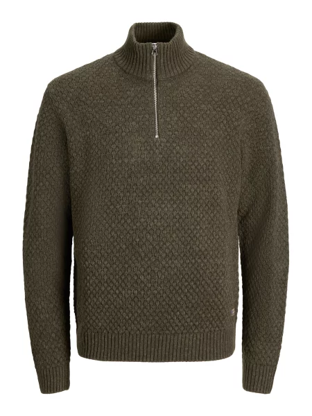 JACK & JONES Pulover JJBLAKE închis verde