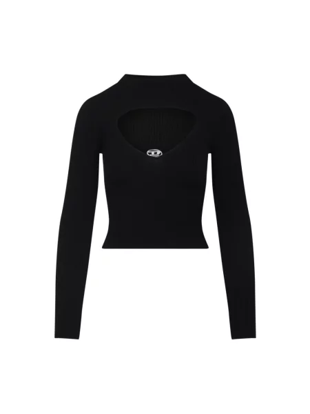 Sweter Diesel wełniany czarny