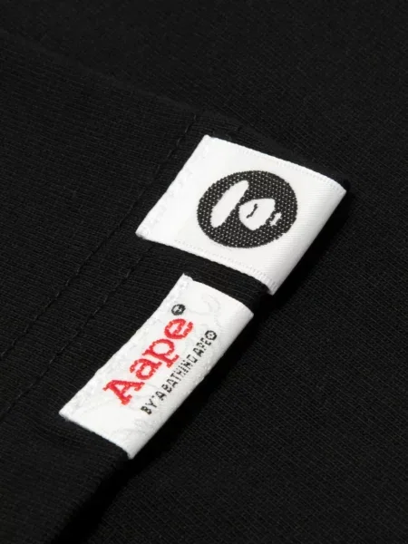 Tricou Aape By A Bathing Ape cu imagine negru