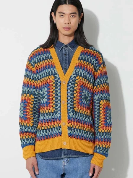 Corridor cardigan din Sunburst cardigan portocaliu