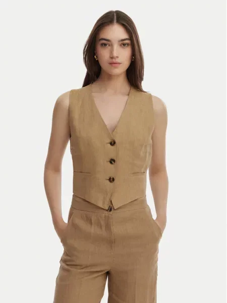 Marella Vestă de costum Veranda Bej maro