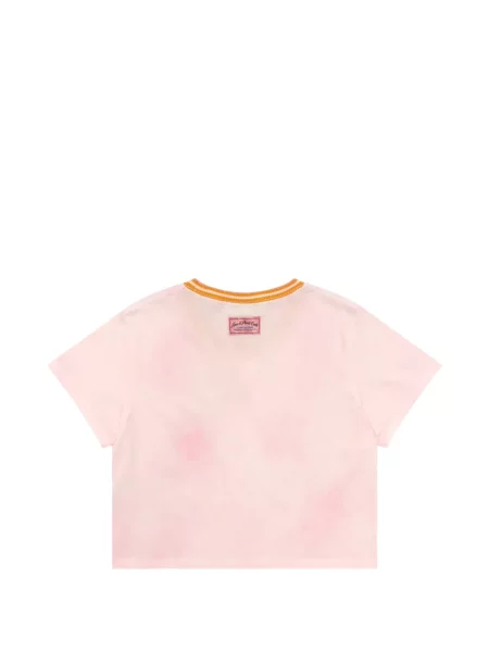 Πλευρωτός μπλούζα Aape By *a Bathing Ape® με κέντημα ροζ
