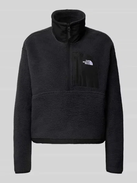 Sweter polarowy z kołnierzem zapinanym Model YUMIORI' The North Face czarny