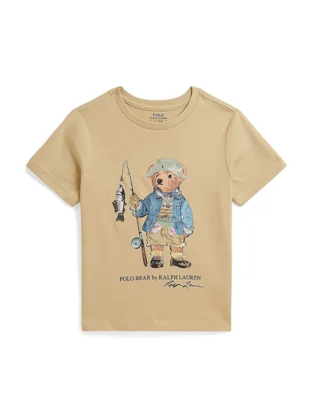 Polo Ralph Lauren tričko detské béžová