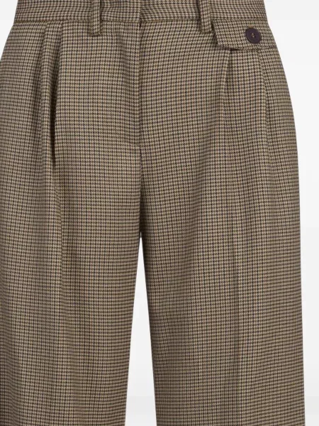 Pantaloni Mar De Margaritas cu model pepito maro