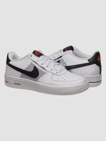 Кожаные кроссовки Nike Air Force 1 белые