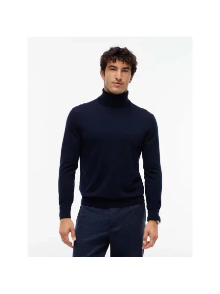 Mikina Tommy Hilfiger z merina modrá