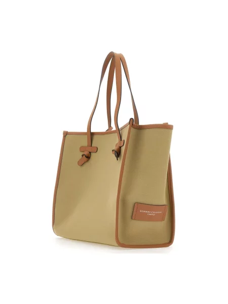 Shopperka Gianni Chiarini skórzana zielona