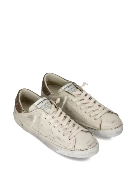 Sneakerși Philippe Model Paris din piele zdrențuiți