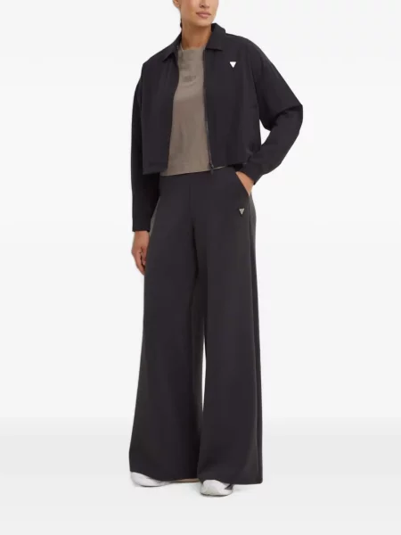 Pantaloni Guess cu autograf gri