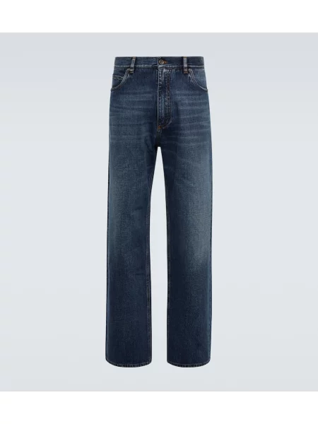 Široke kavbojke Dolce&gabbana modra