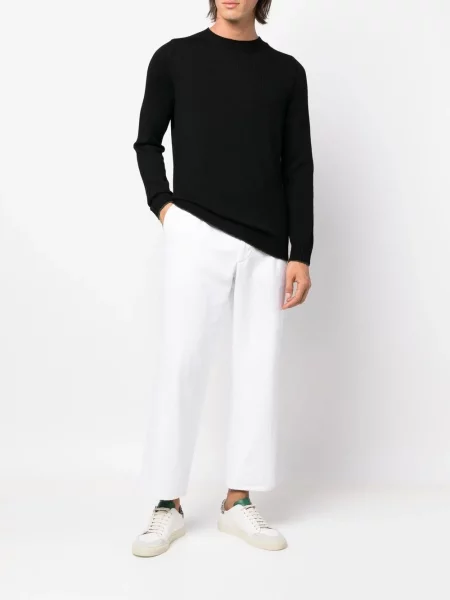 Briaunotas megztinis Dondup juoda