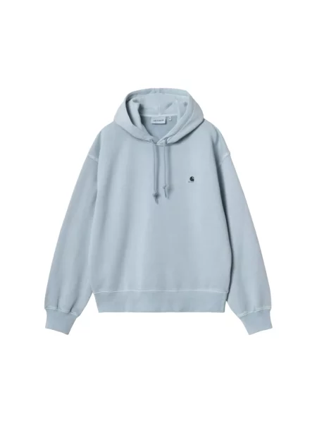 Carhartt WIP W Hooded Nelson Sweatshirt Dusty Ice Kobiety Bluzy i bluzy z kapturem Carhartt WIP Size: XS niebieski